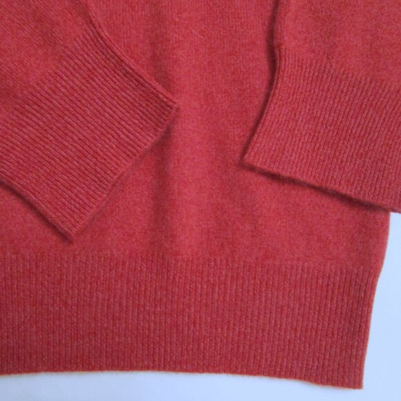 XL Mens Red CASHMERE V Neck Pullover Sweater NWOT Daniel Cremieux France - Picture 6 of 10
